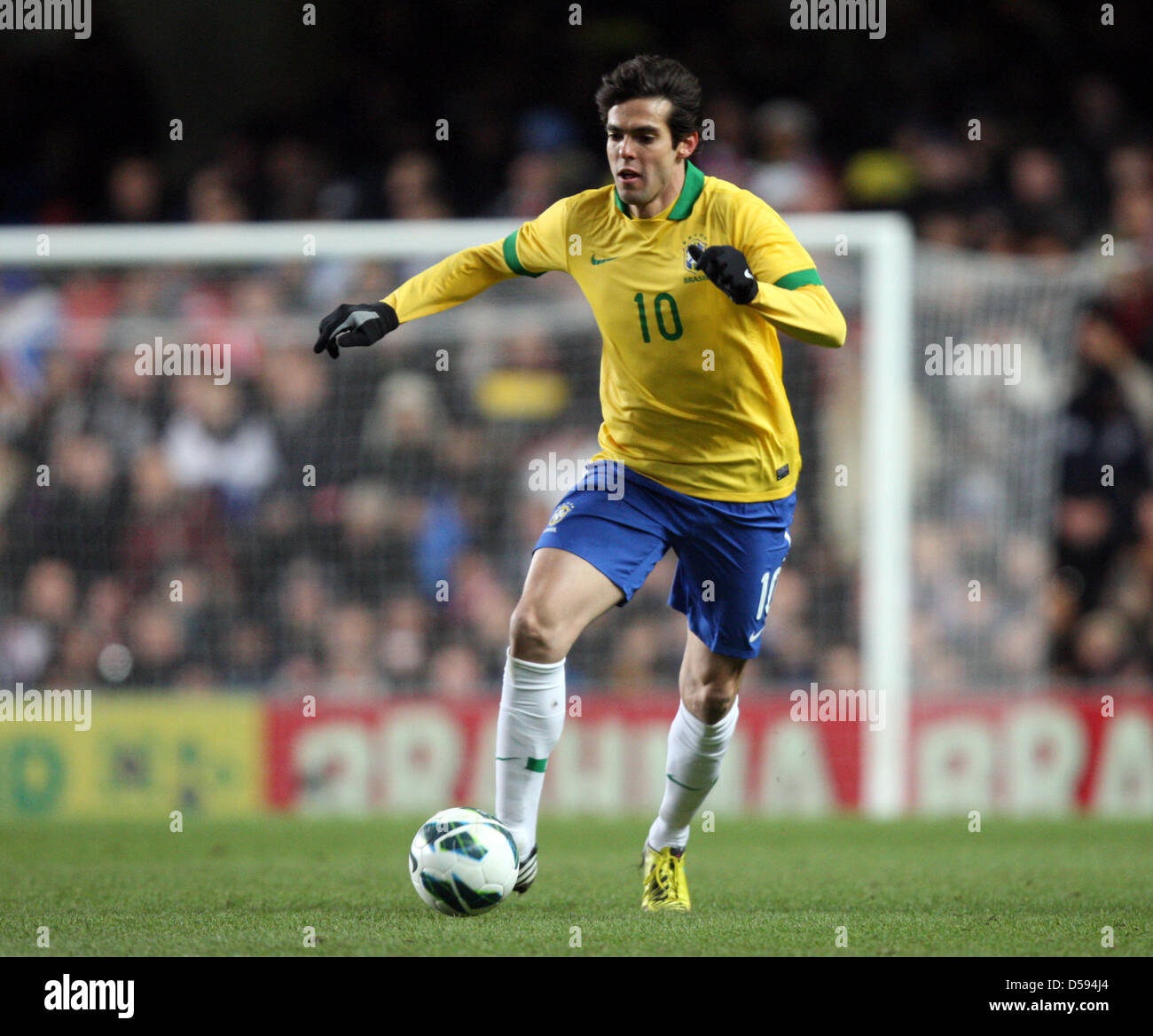 25.03.2013 London, England. Kaka of Brazil during the International Friendly between Brazil and Russia from the Stamford Bridge. Stock Photo
