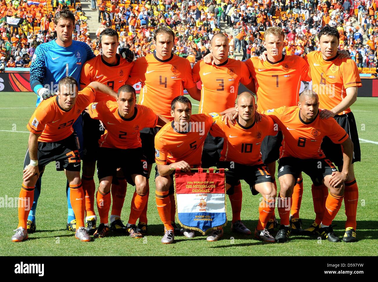 Dutch Gregory van der Wiel during the 2010 FIFA World Cup group E match  between the Netherlands and Denmark at Soccer City stadium in Johannesburg,  South Africa, 14 June 2010. Netherlands won