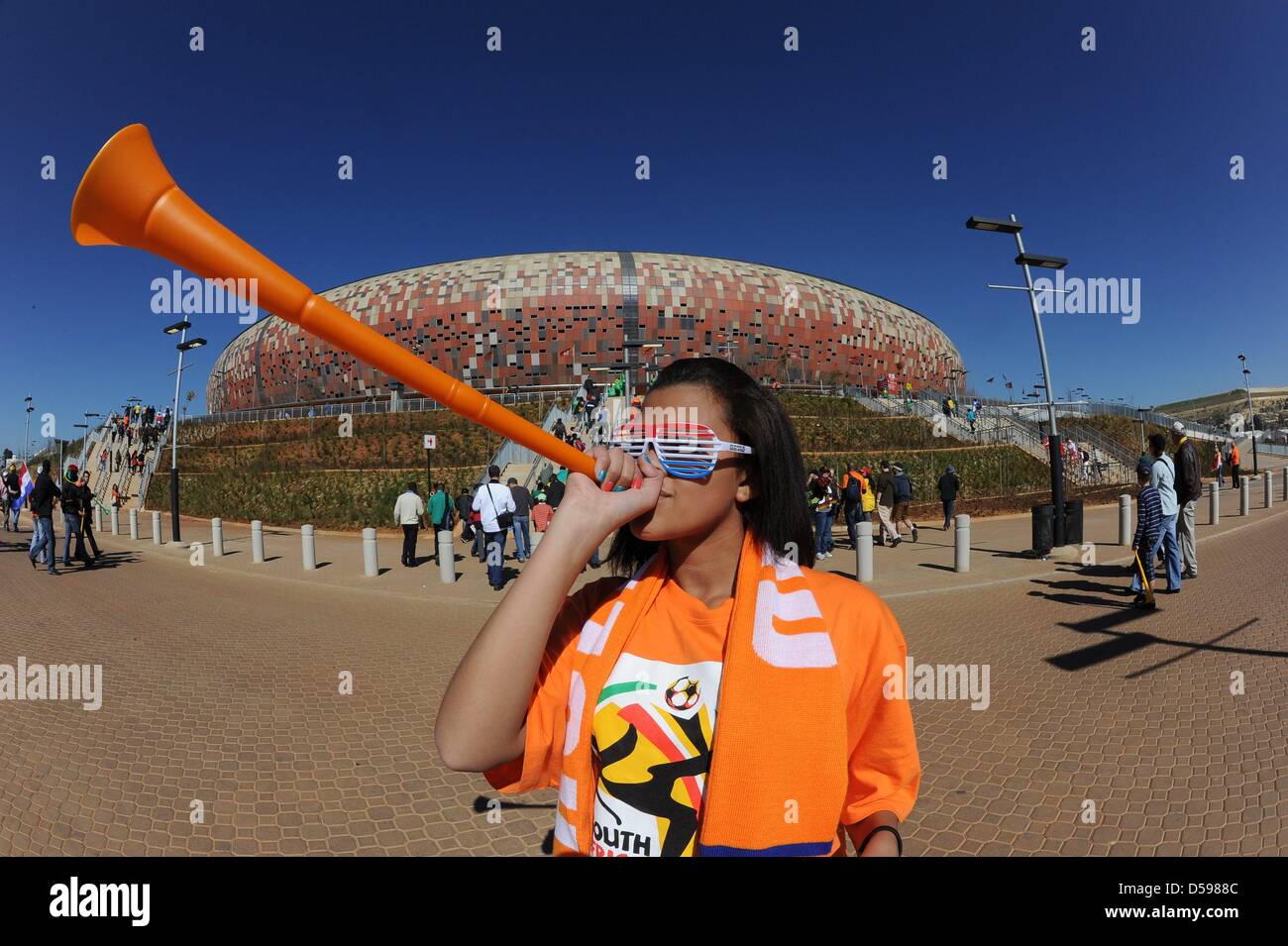 Soccer fans vuvuzela world cup hi-res stock photography and images - Page 2  - Alamy