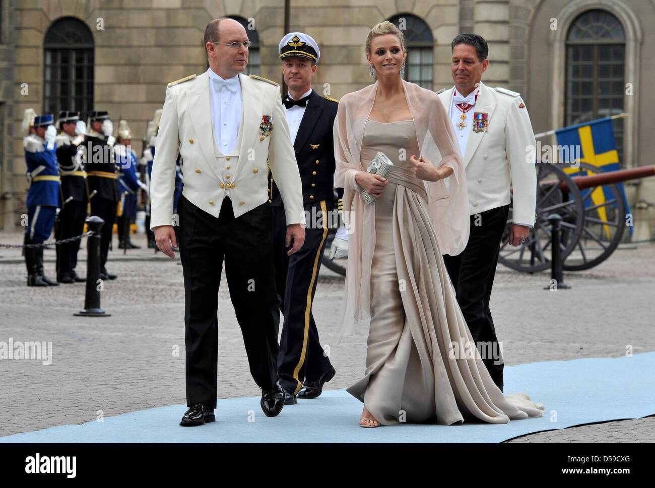 Prince Albert Of Monaco And His Partner Charlene Wittstock Arrive For The Wedding Crown Princess 