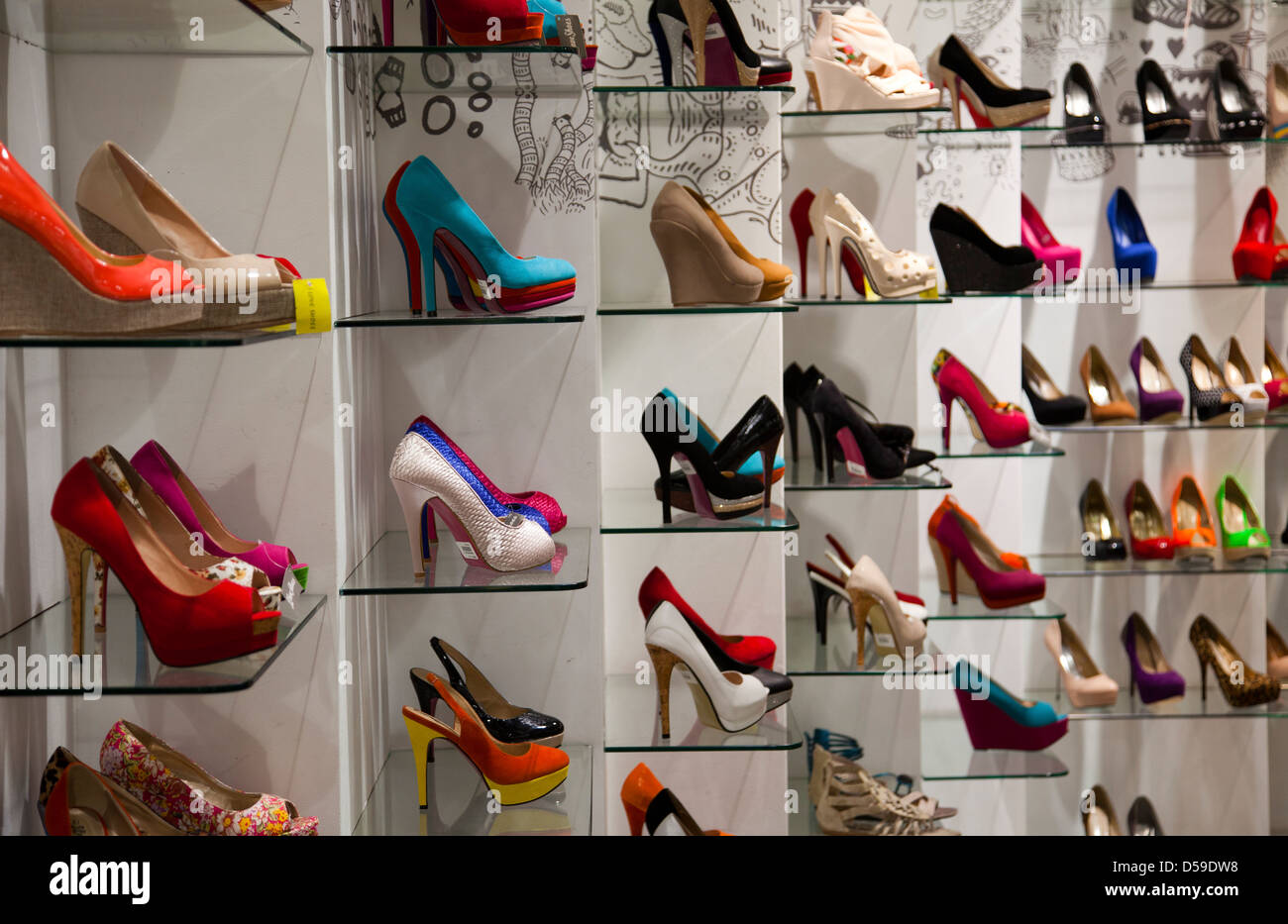 High heels on display in hi-res stock photography and images - Alamy