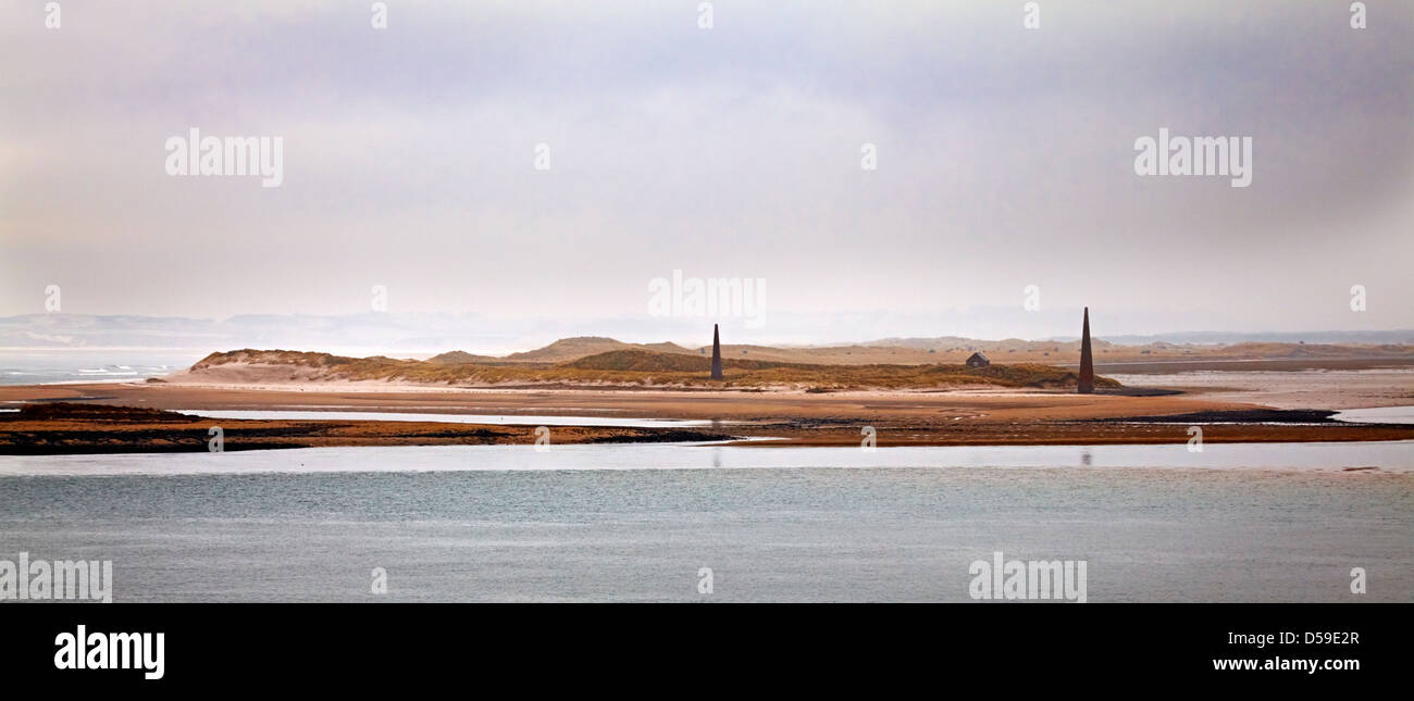 From Holy Island across The Harbour to Guile Point. Northumberland ...
