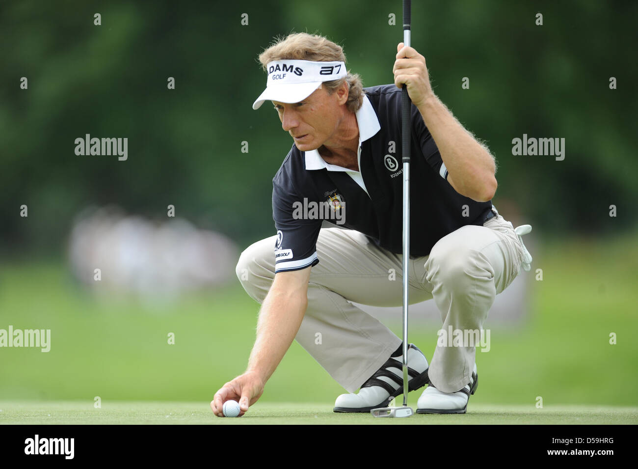Germany's Bernhard Langer at the BMW International Open in Eichenried,  Germany, 24 June 2010. Photo: Andreas Gebert Stock Photo - Alamy