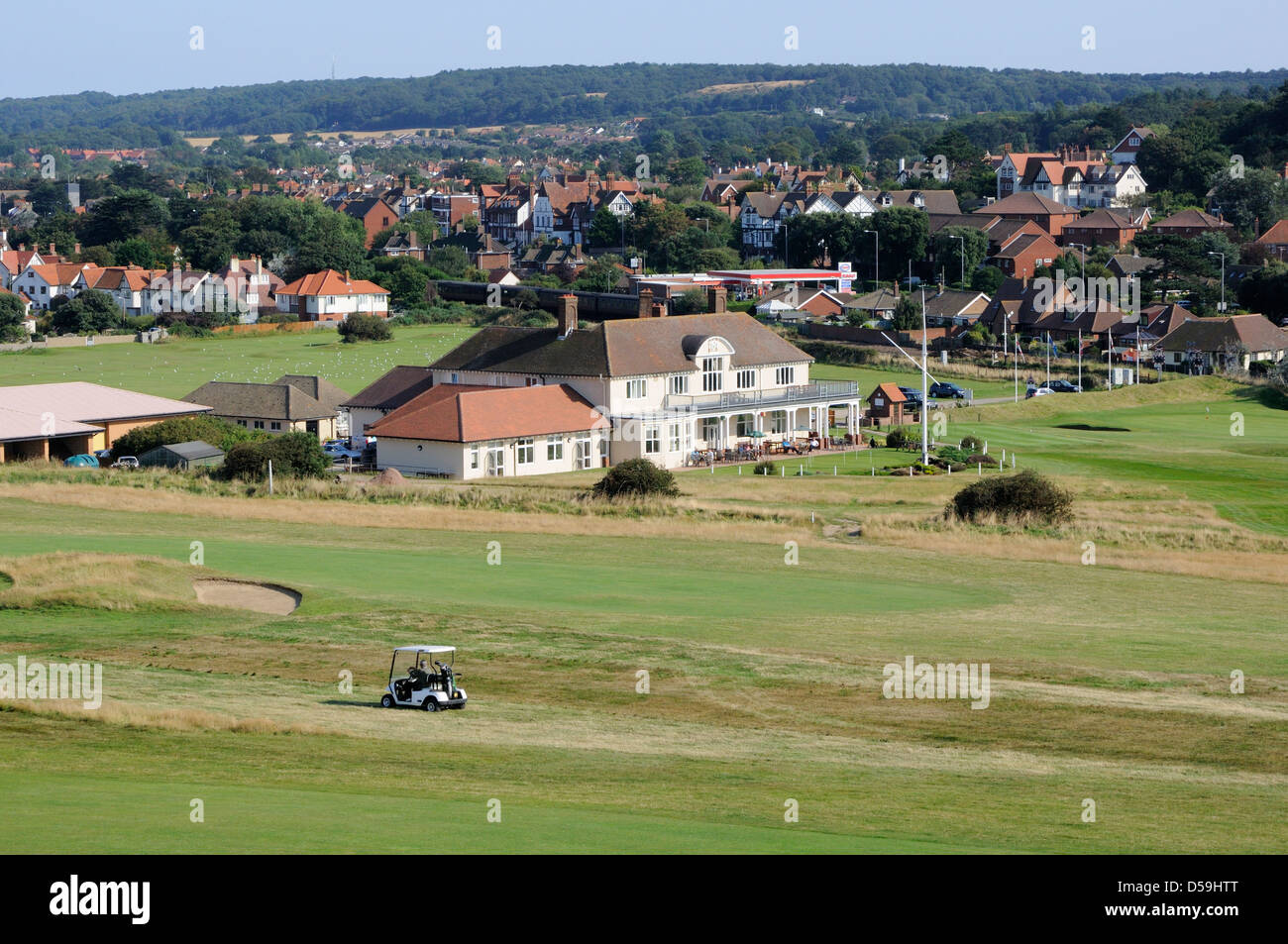 Sheringham golf course, Norfolk Stock Photo Alamy