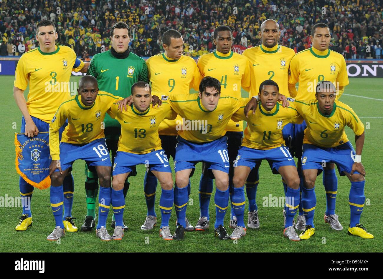 Brazil Players Pose Team Picture Prior Editorial Stock Photo - Stock Image