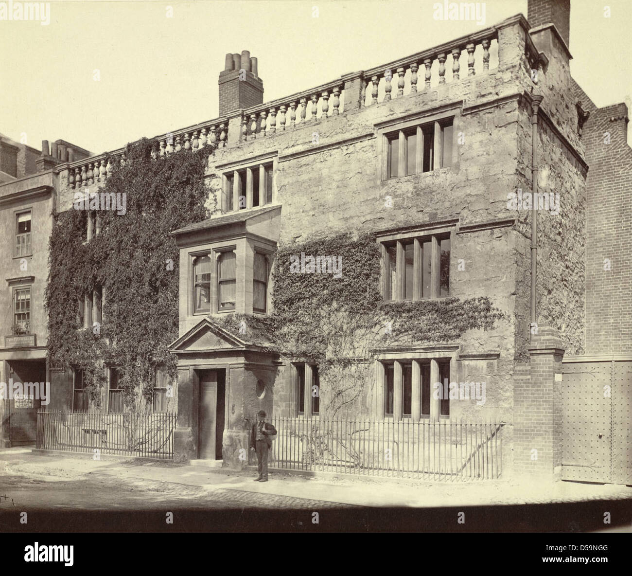 English Townhouse Stock Photo