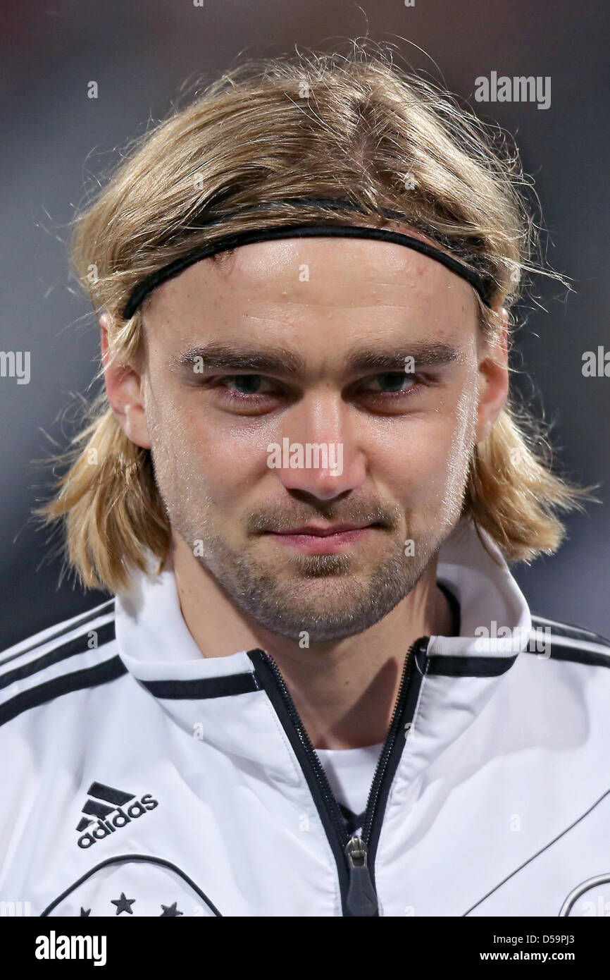Germany's Marcel Schmelzer prior to the FIFA World Cup 2014 qualification group C soccer match between Germany and Kazakhstan at Nuernberg Arena in Nuremberg, Germany, 26 March 2013. Photo: Daniel Karmann/dpa Stock Photo