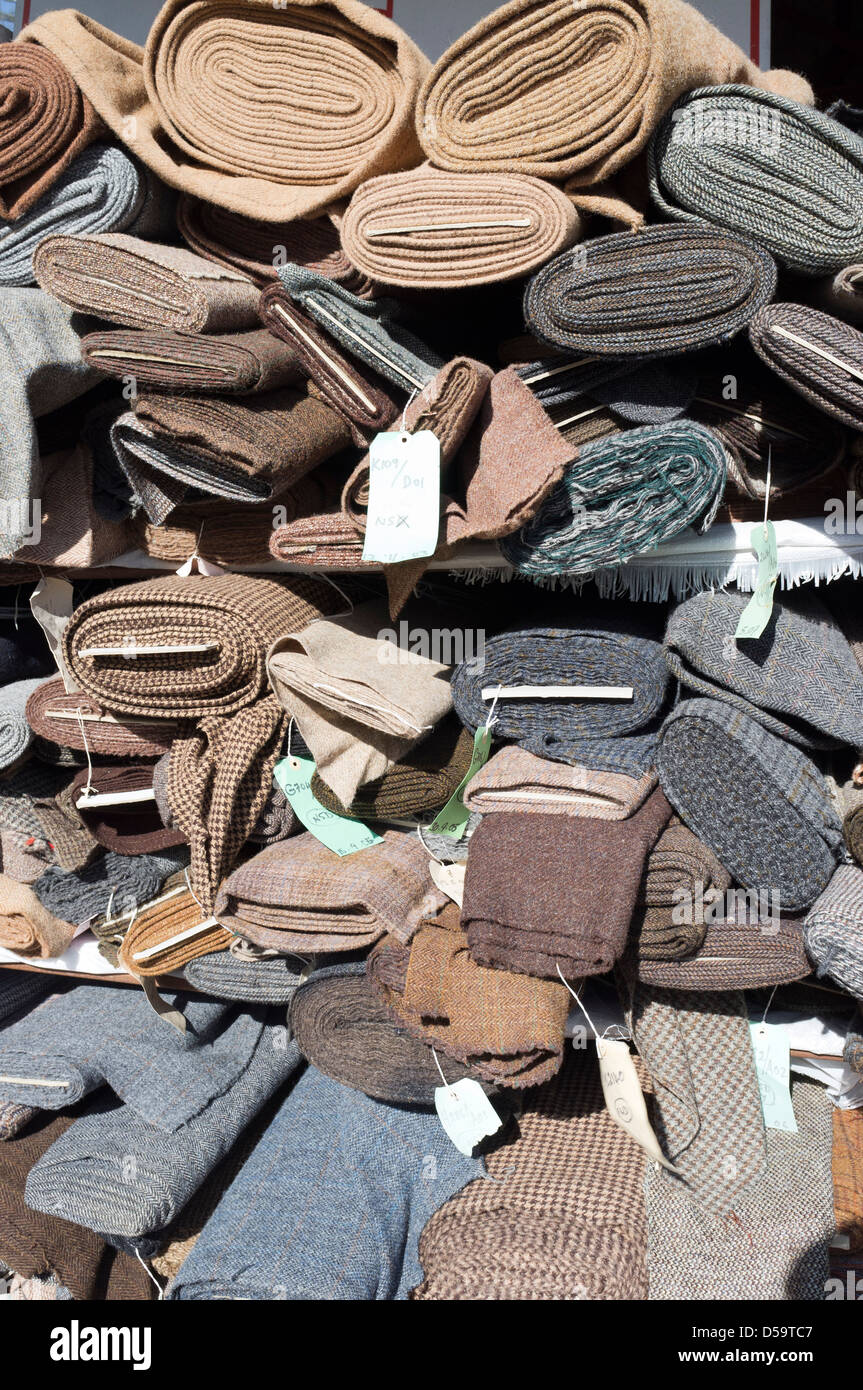 Harris Tweed at Tarbet Isle of Harris Western Isles Outer Hebrides