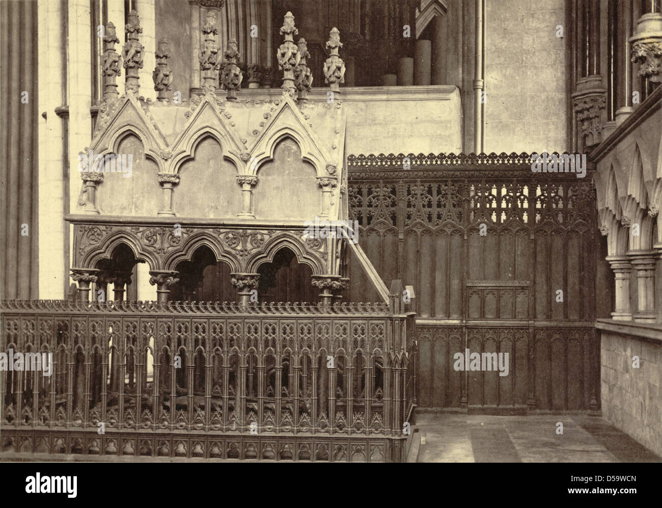 An image of the Chantry Chapel in York Minster, featuring trefoil ...