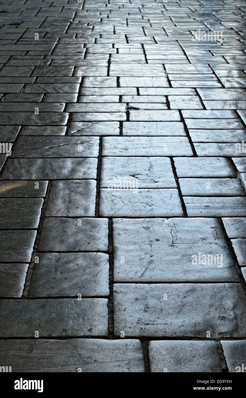 Background of the tiled floor Stock Photo