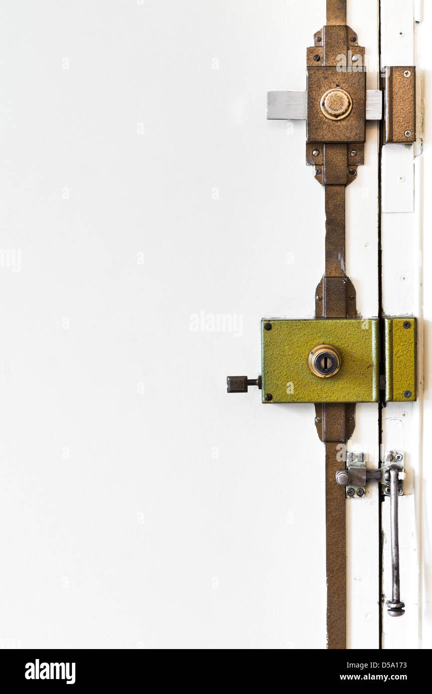 Metal on sale door lock