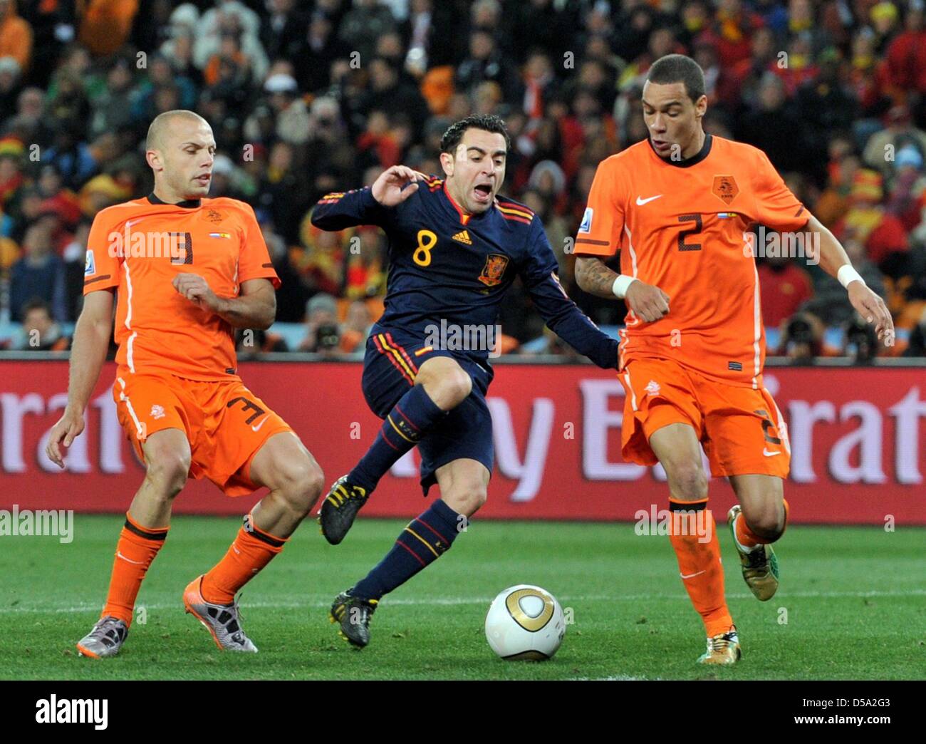 Dutch Gregory van der Wiel during the 2010 FIFA World Cup group E match  between the Netherlands and Denmark at Soccer City stadium in Johannesburg,  South Africa, 14 June 2010. Netherlands won