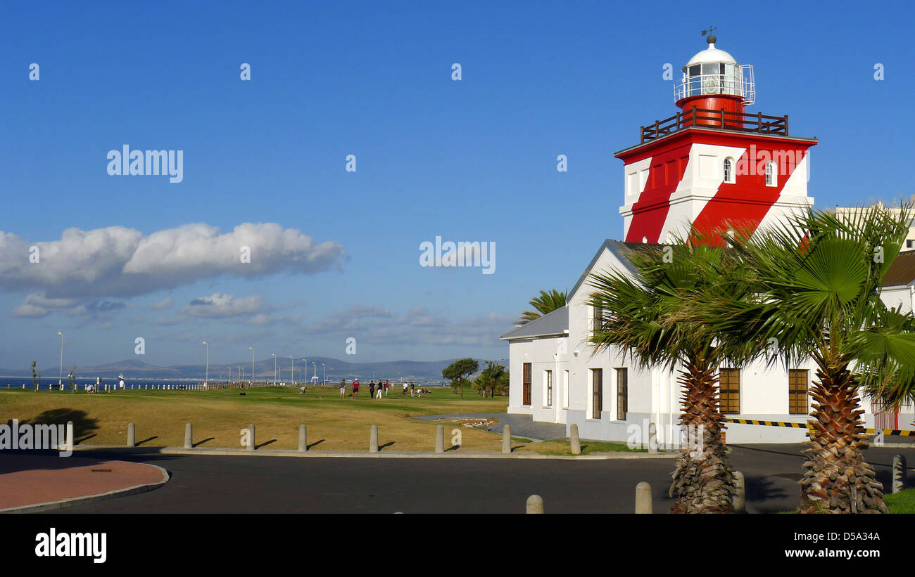 green point lighthouse, cape town, south africa Stock Photo