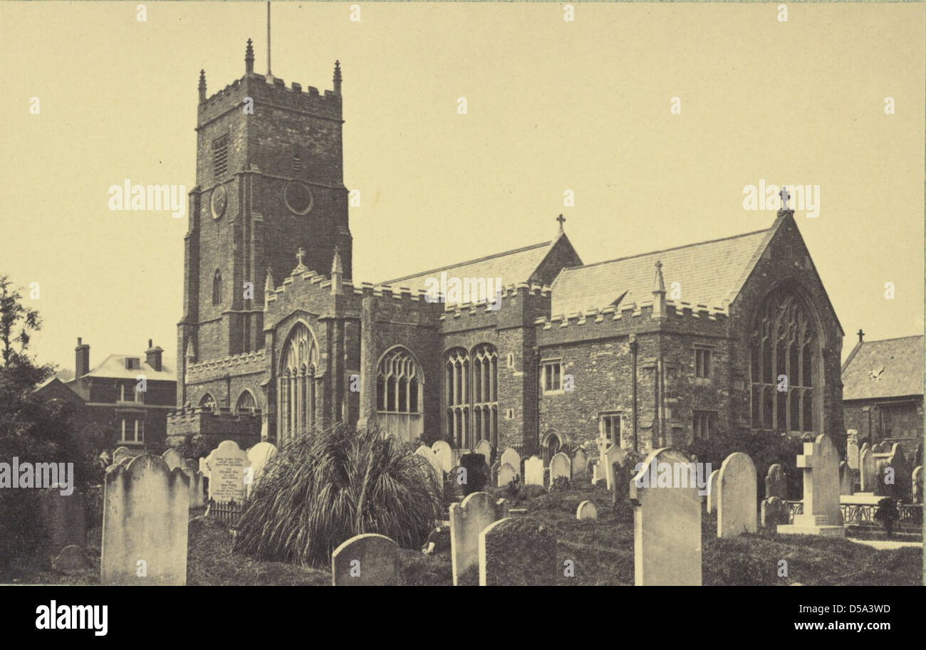 Untitled (Unidentified English church) Stock Photo