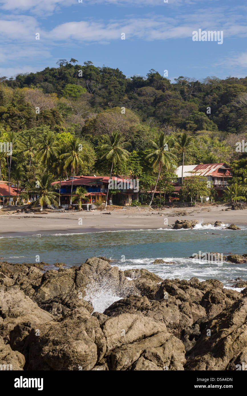 Playa Montezuma in the Puntarenas Province of Costa Rica Stock Photo