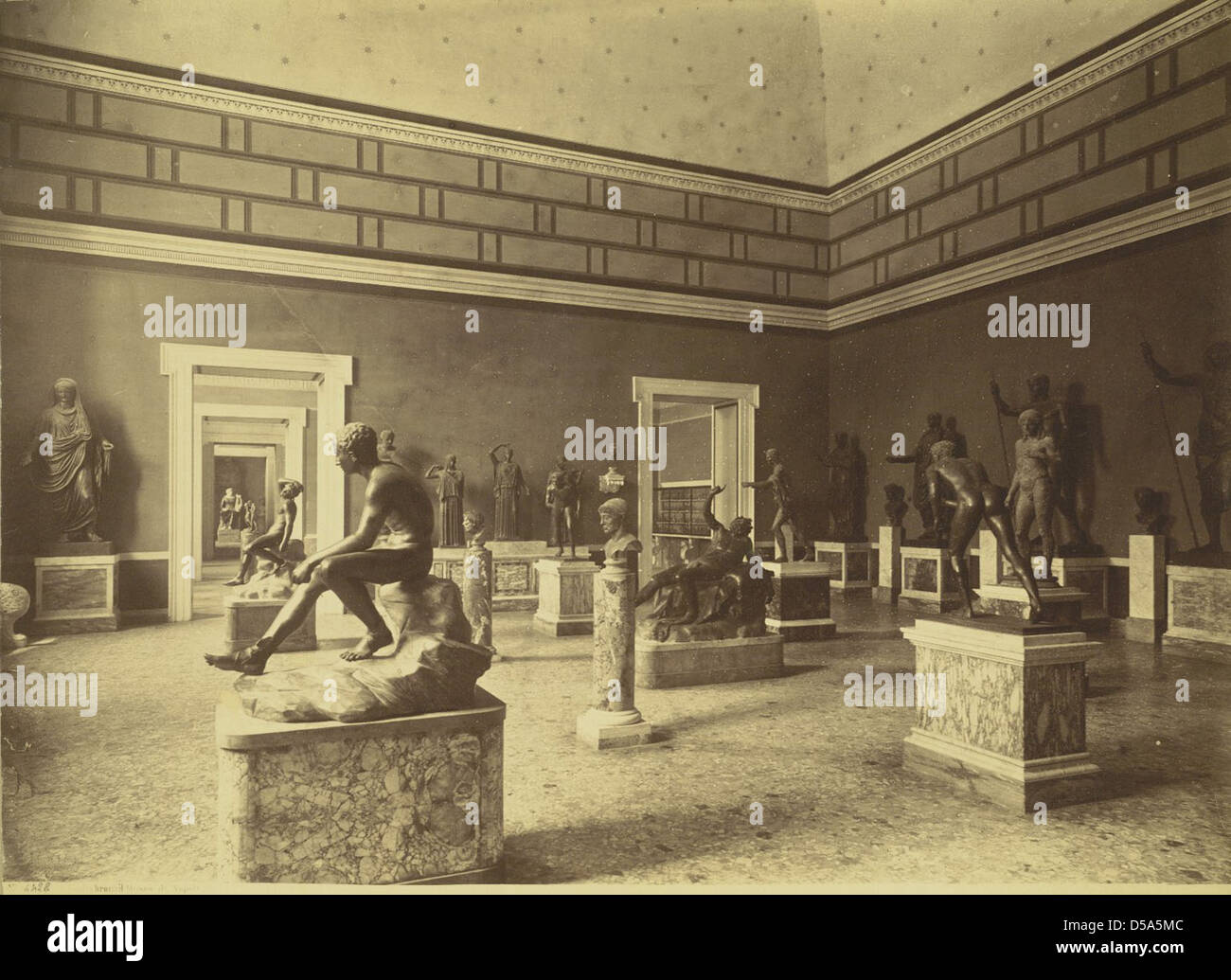 Gallery of Bronzes, Naples Museum Stock Photo