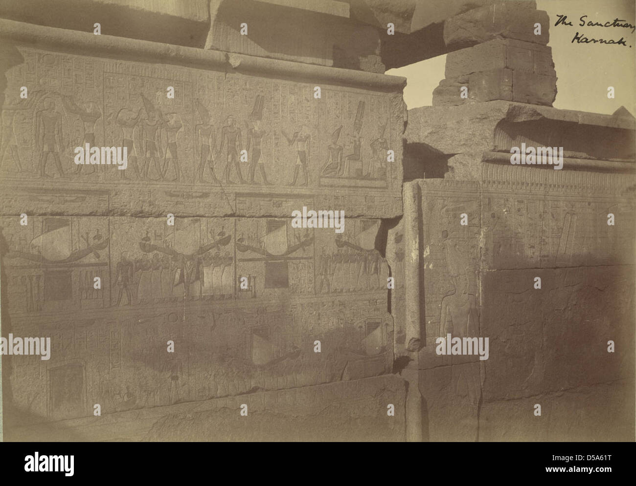Karnak. "The Sanctuary" Stock Photo