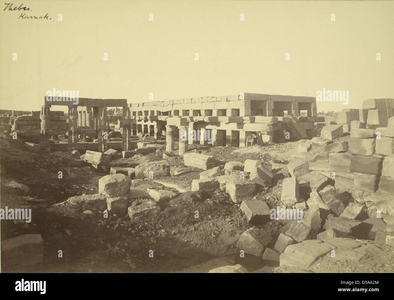 Karnak. Festival Hall Stock Photo
