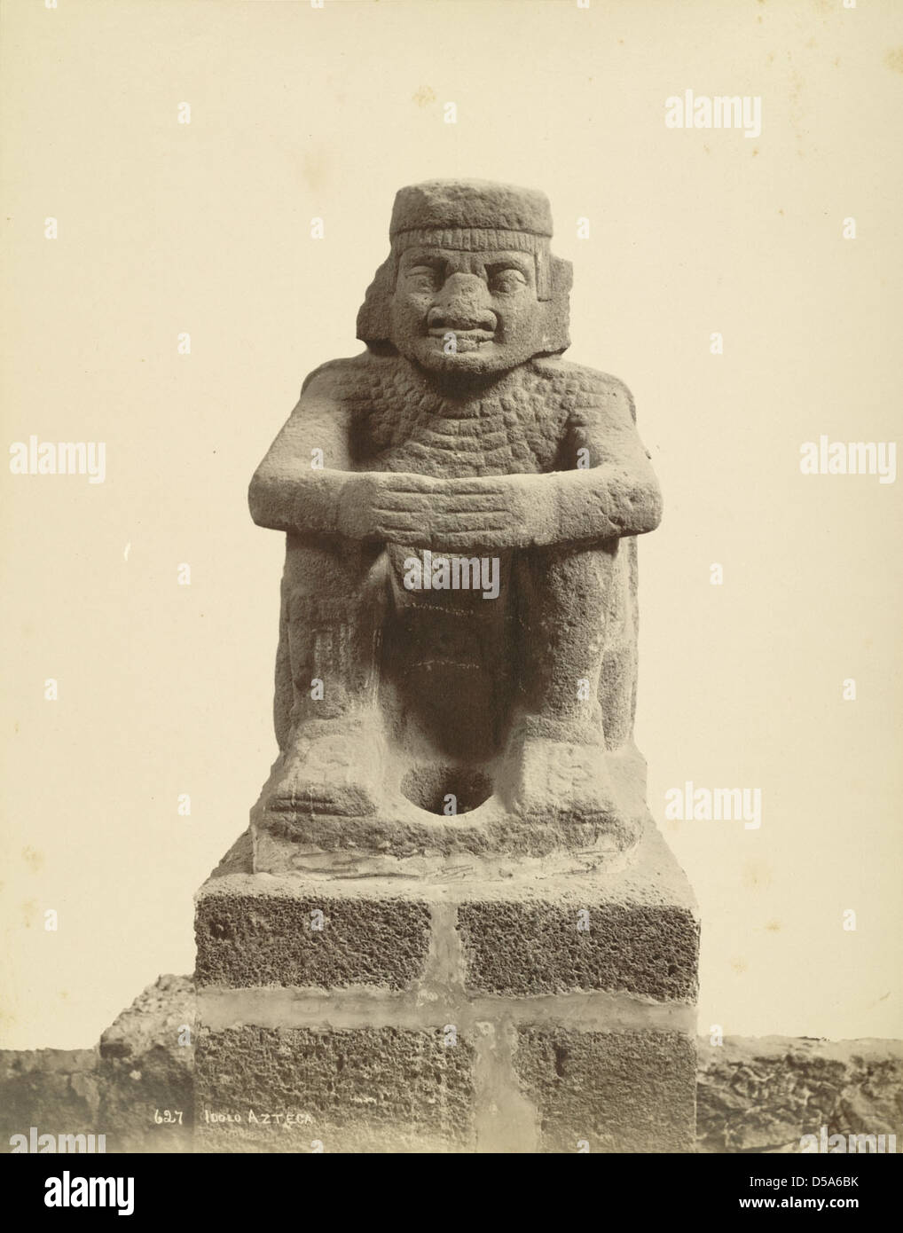 Aztec Sculpture Stock Photo