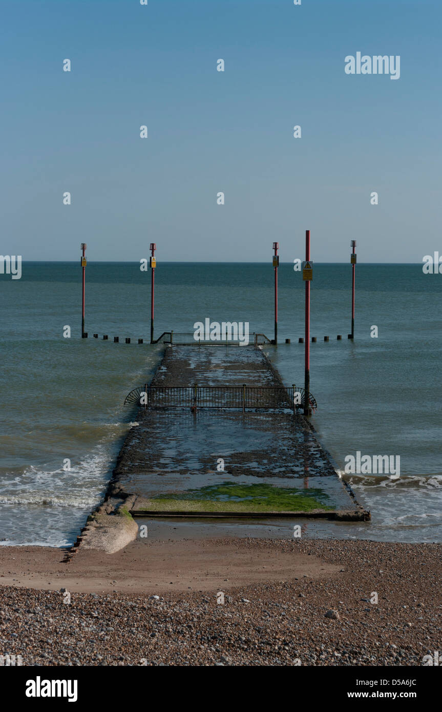 Jetty into the sea Stock Photo - Alamy