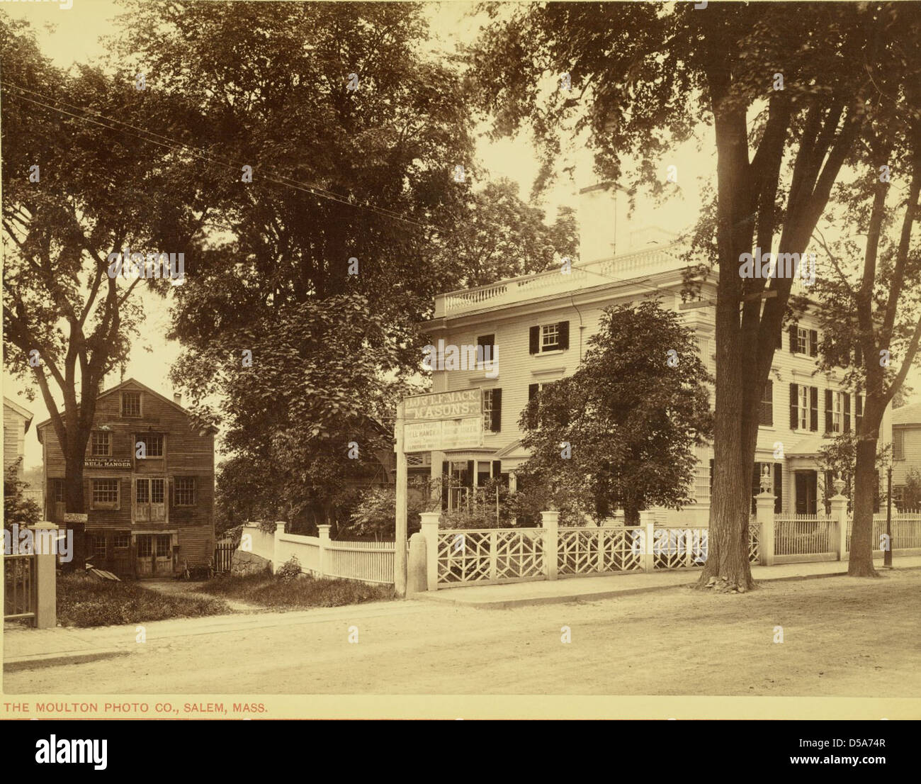 Nichols House, 80 Federal Street, Salem Stock Photo