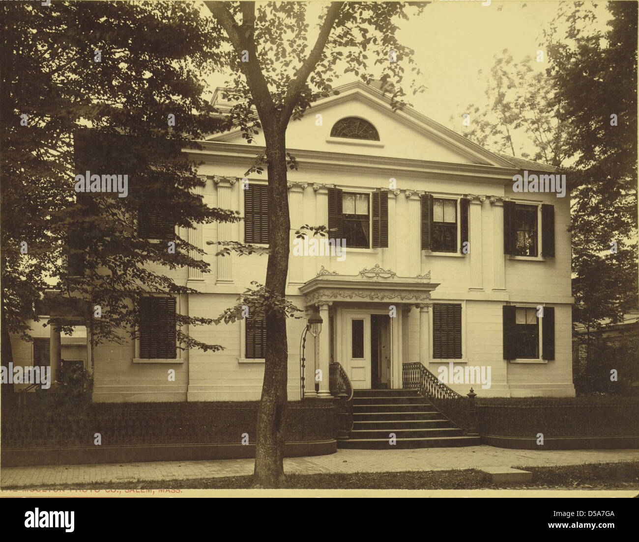 Old Assembly House, 138 Federal Street, Salem Stock Photo