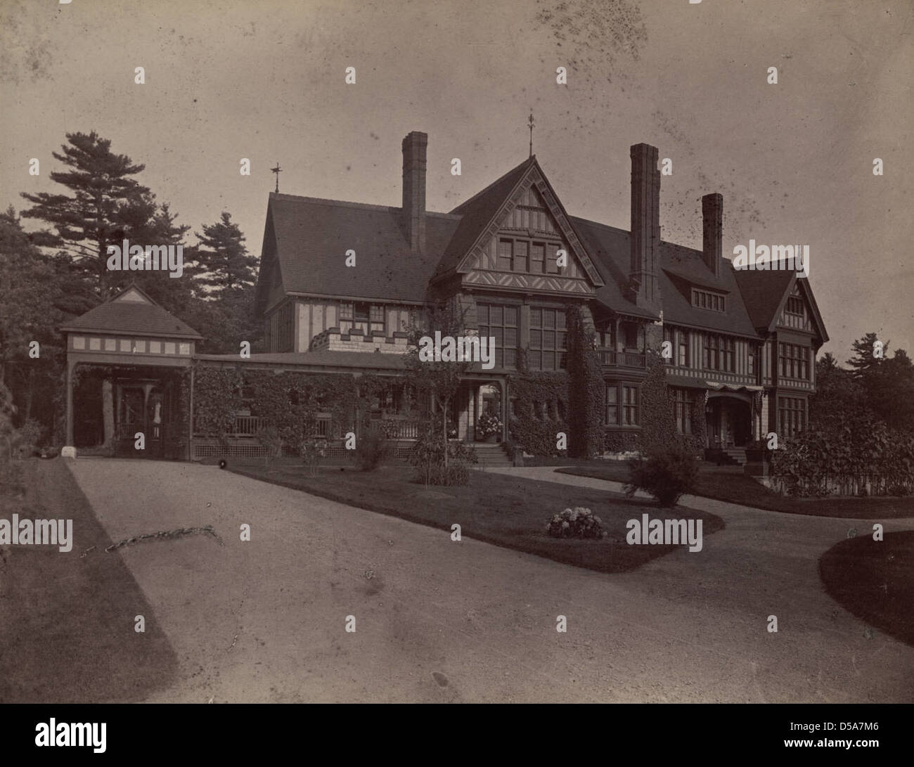 Residence, Wellesley, Massachusetts Stock Photo Alamy