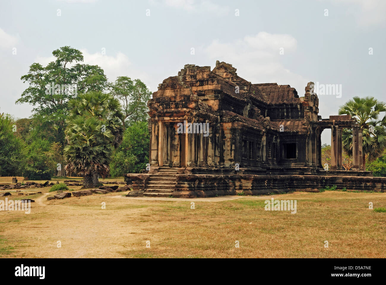 The Angkor Wat temple complex, Siem Reap, Cambodia. Stock Photo