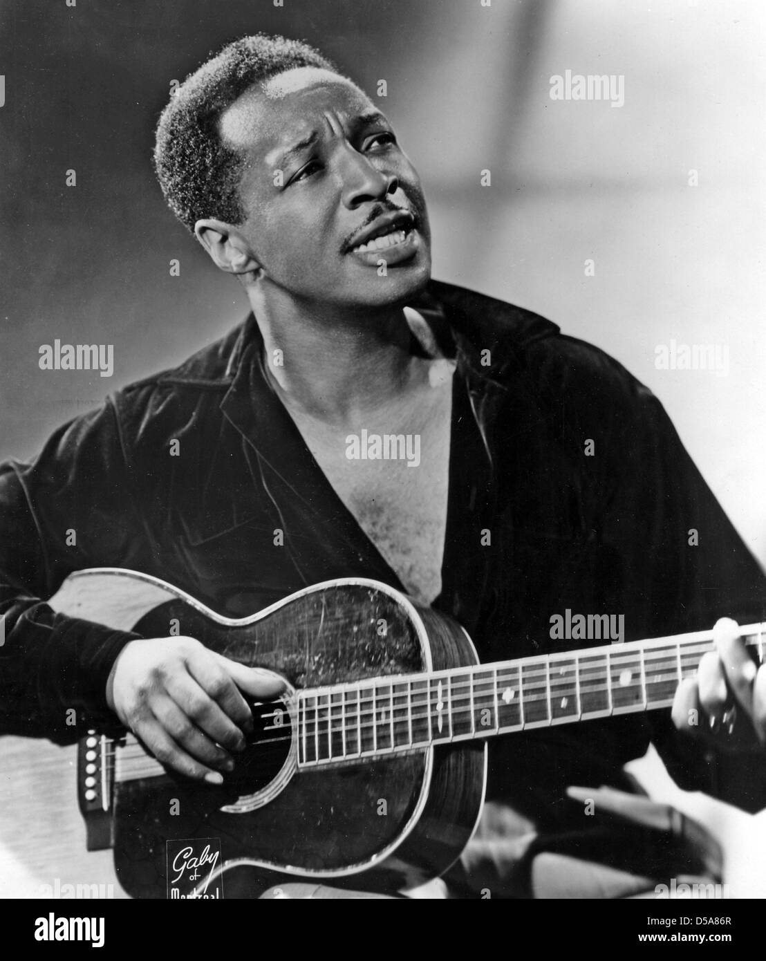 JOSH WHITE (1914-1969) US singer Stock Photo