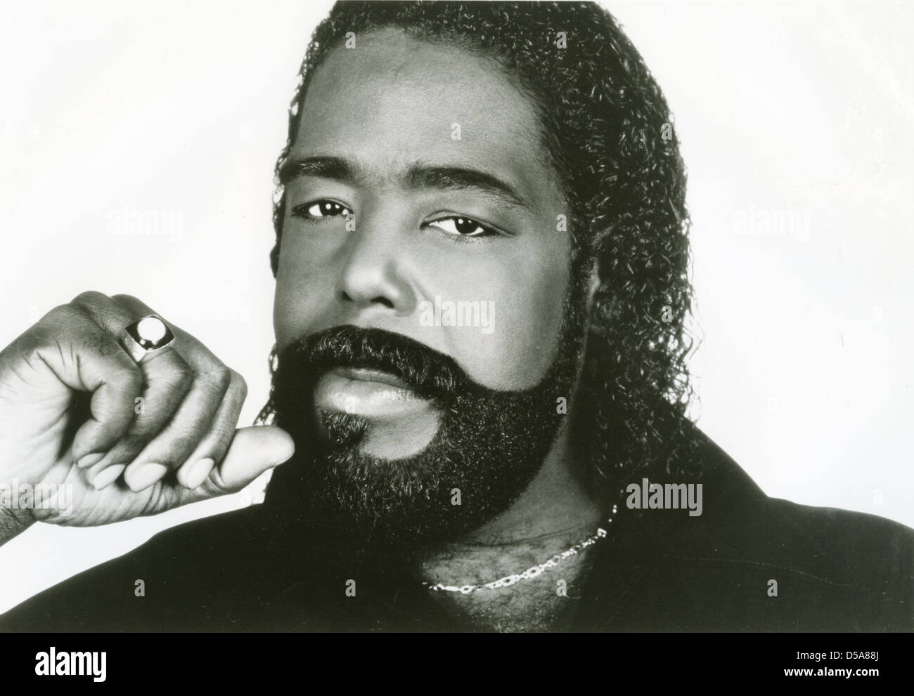 BARRY WHITE (19442003) Promotional photo of US singer and composer