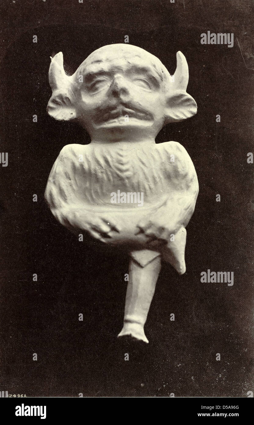 Grotesque Figure from Lincoln Cathedral Stock Photo