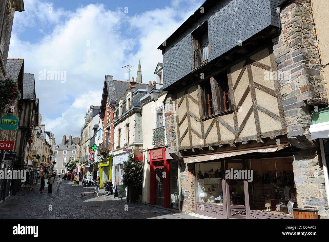 Redon in Brittany France Stock Photo