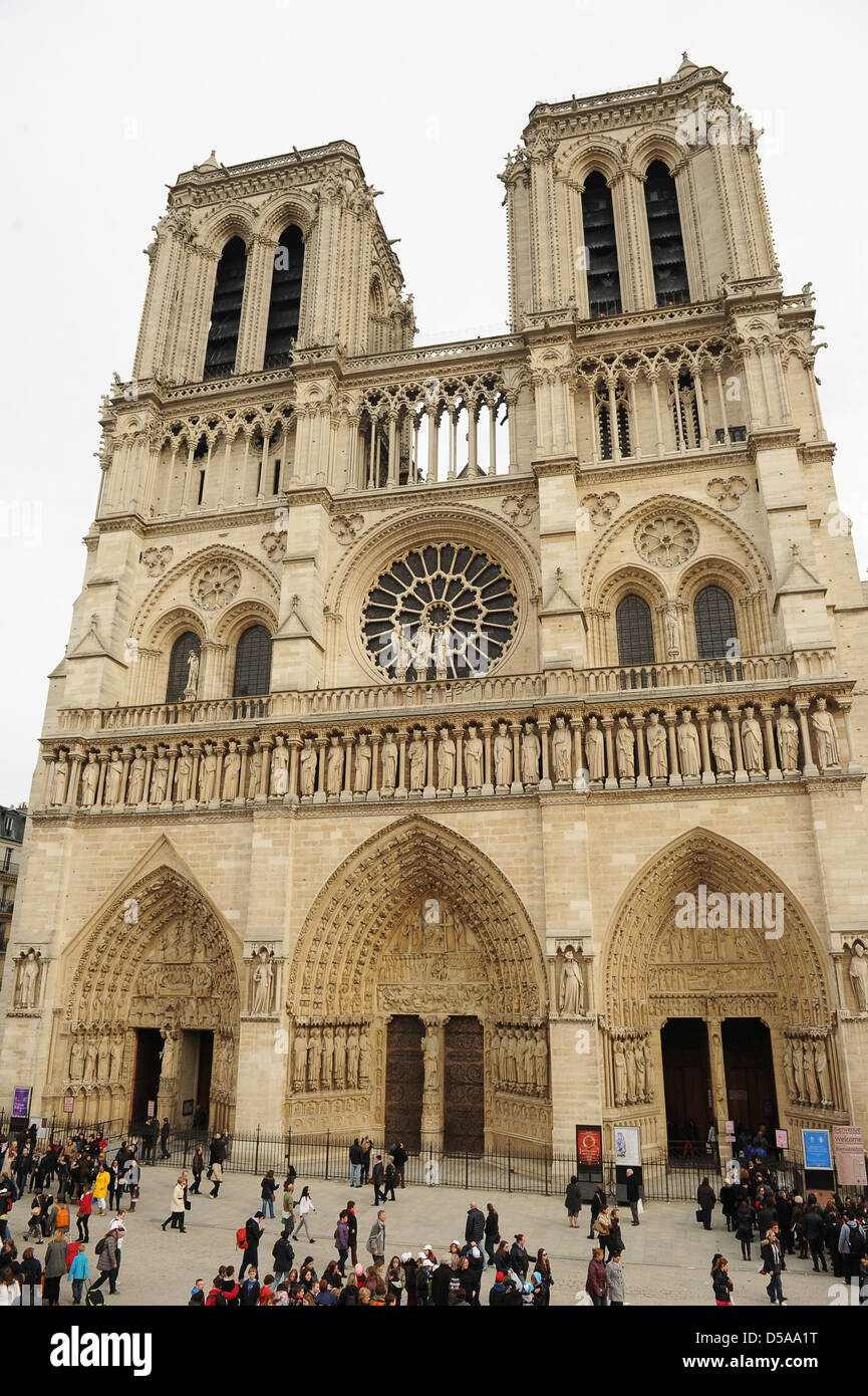 Notre Dame Paris France Stock Photo