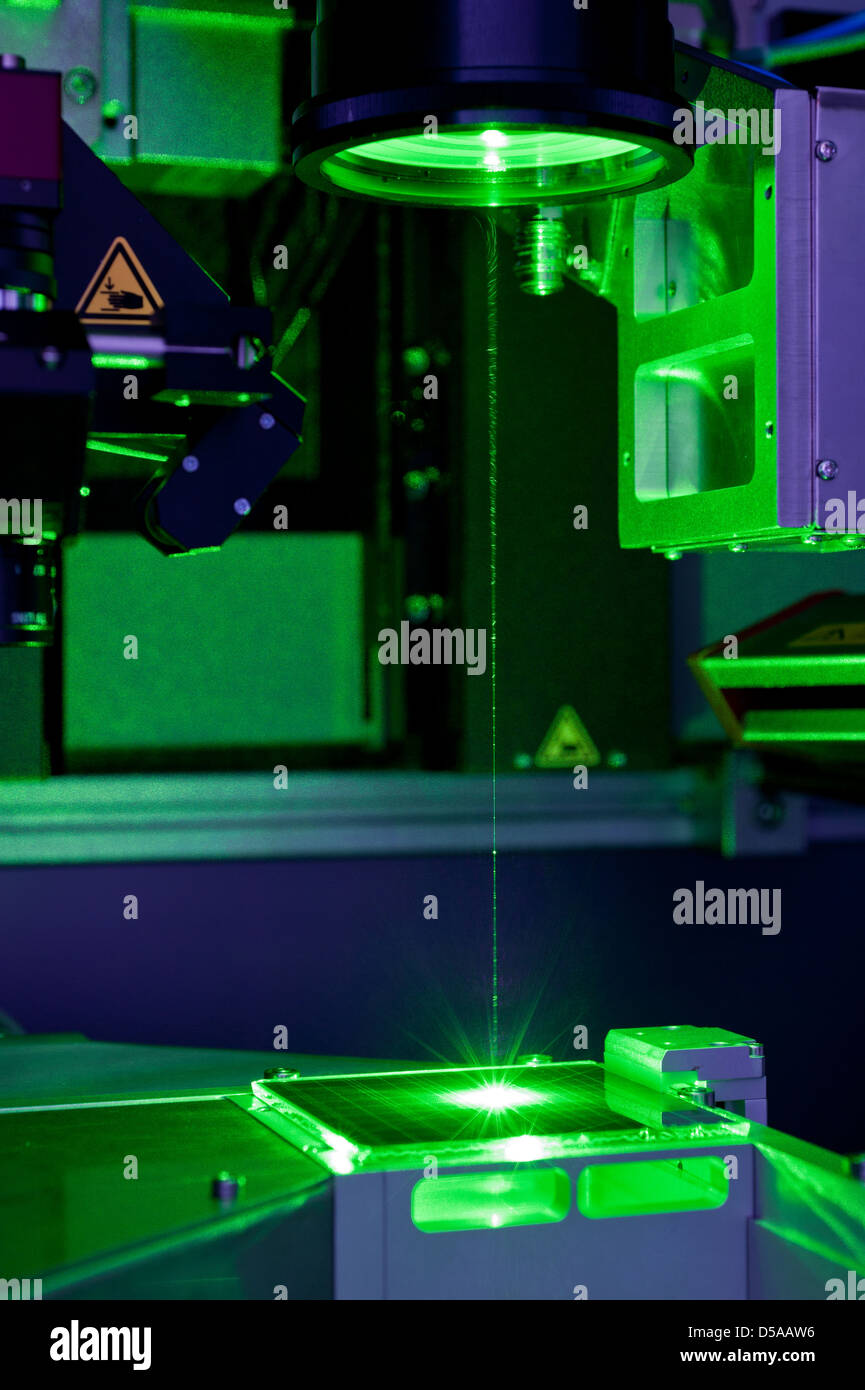 Berlin, Germany, lasers at the Helmholtz Centre BerlinAdlershof Stock