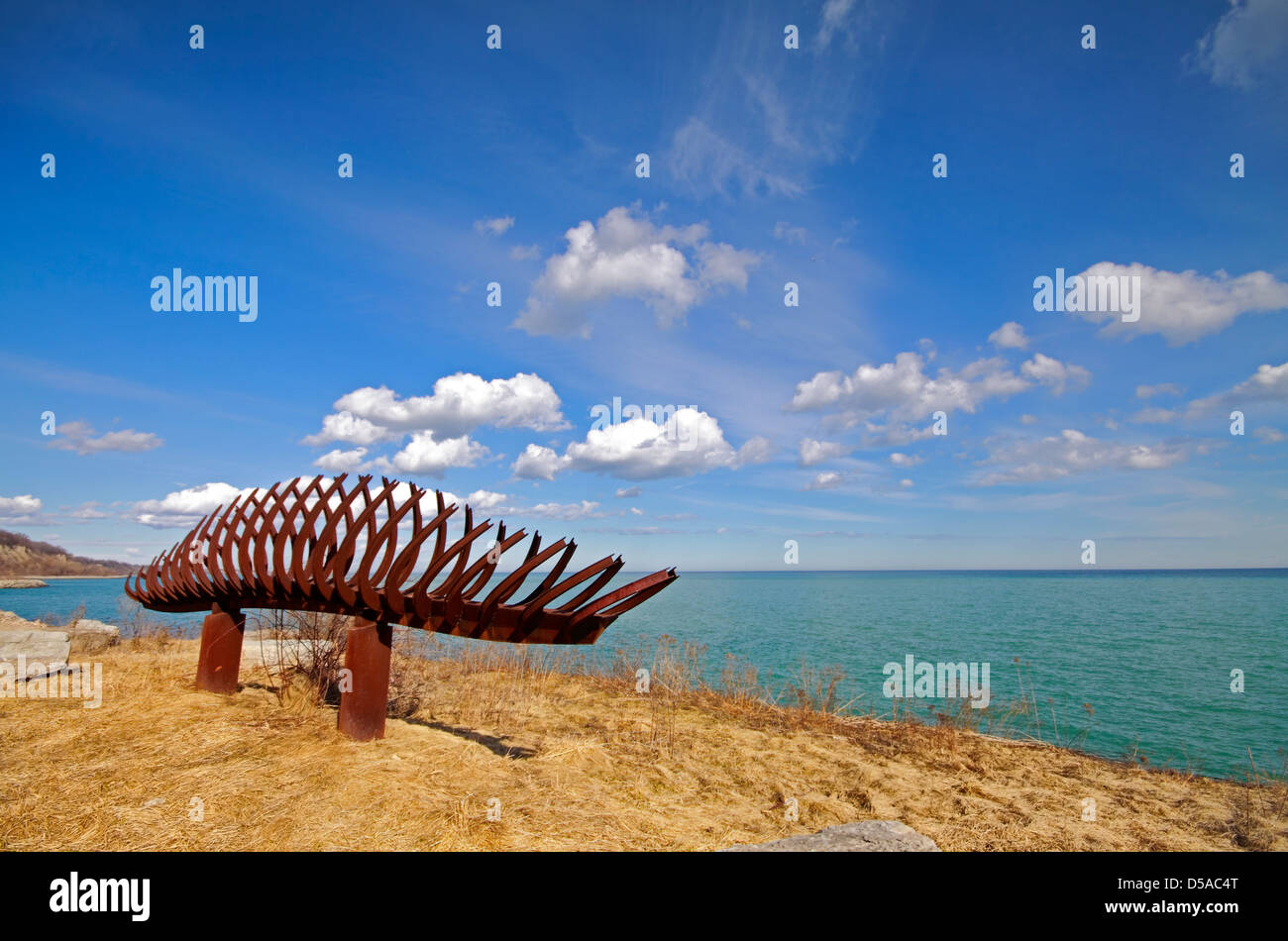 Metal sculpture ontario beach hires stock photography and images Alamy