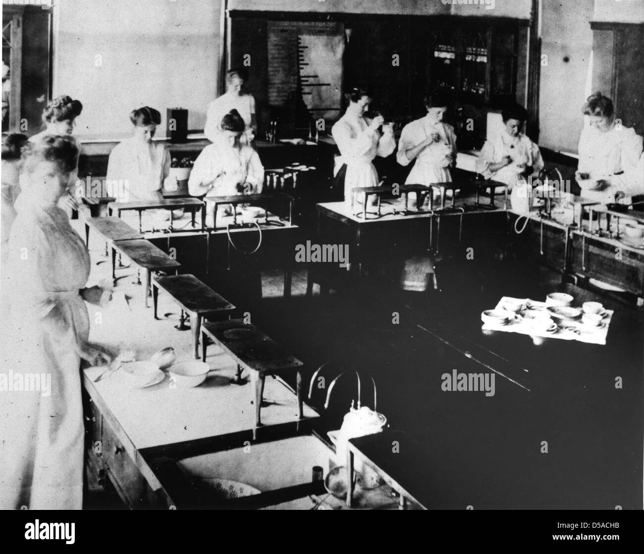 Foods laboratory, University of Chicago, 191020 Stock Photo Alamy