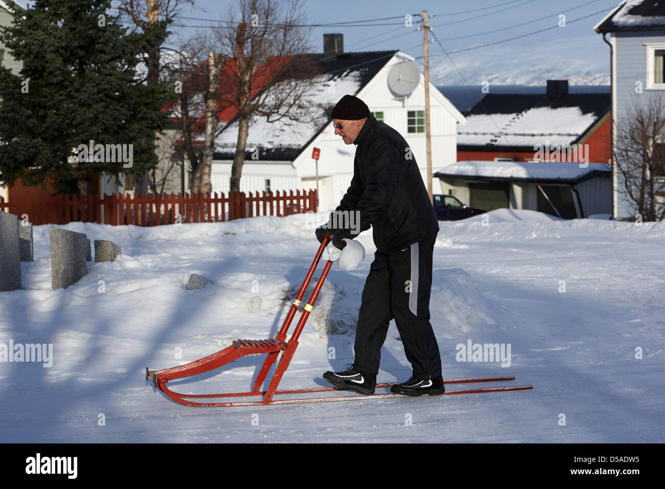 Kicksled hires stock photography and images Alamy