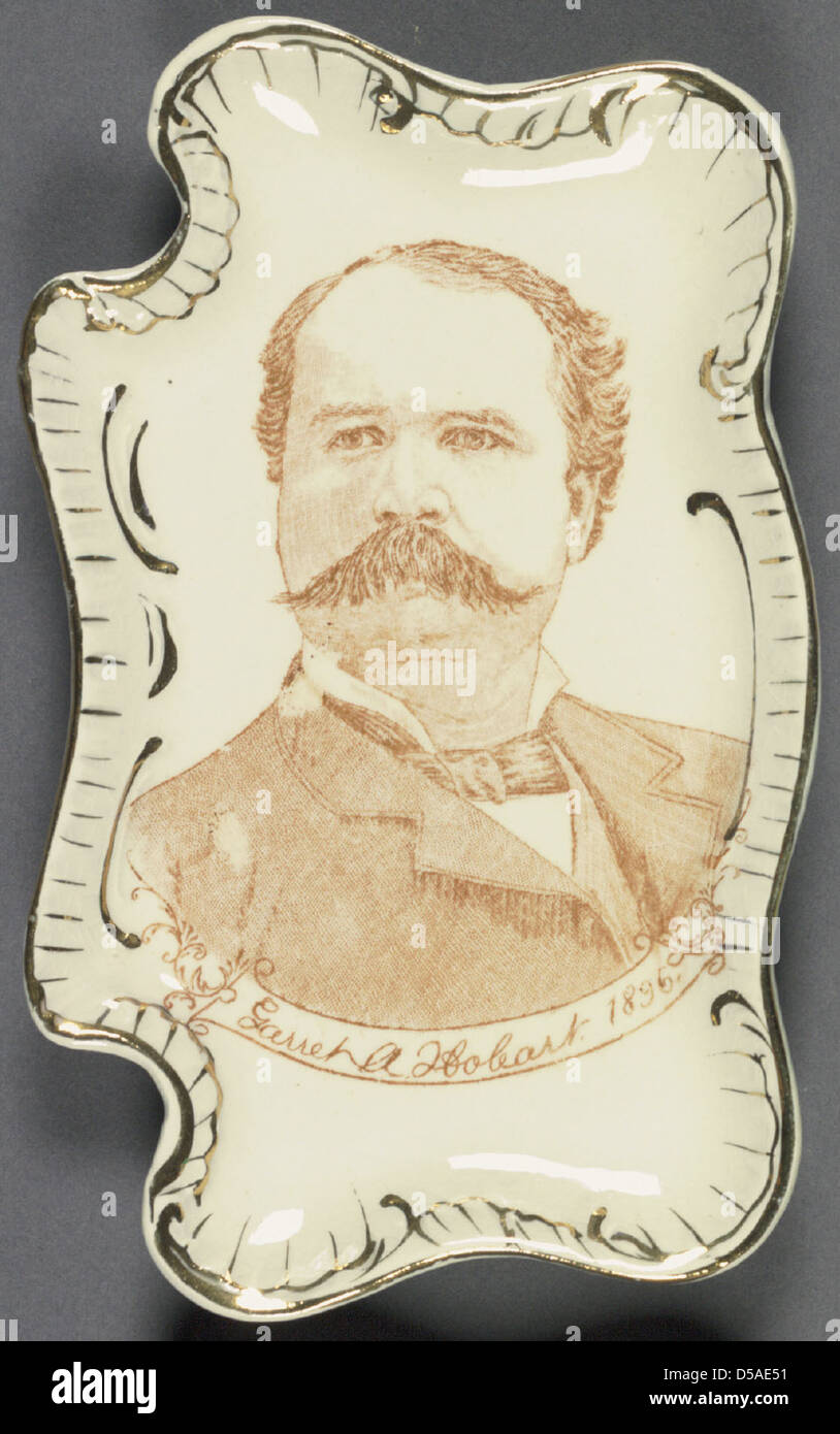 Hobart Ceramic Portrait Tray, 1896 Stock Photo Alamy