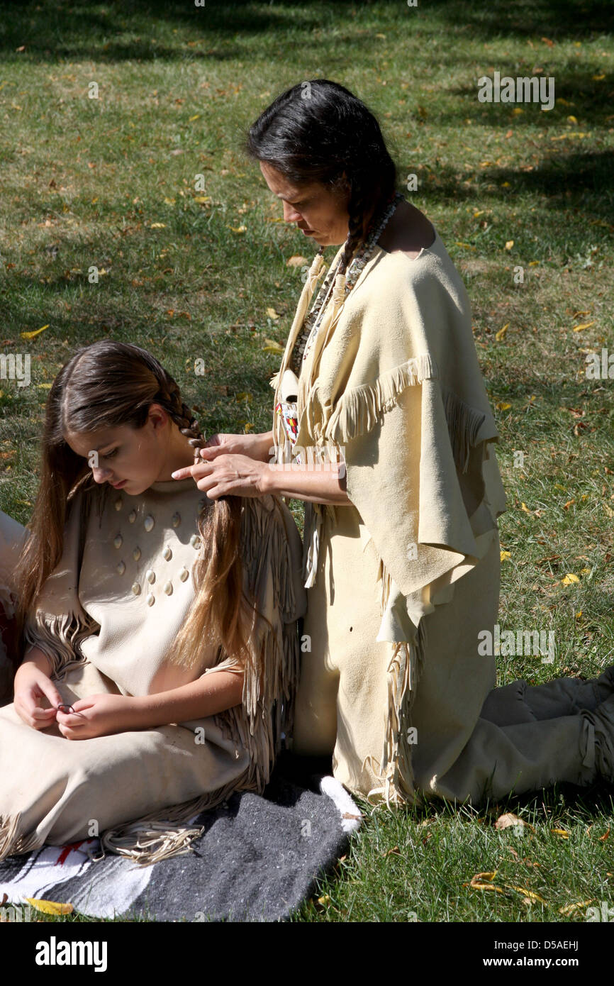 Native American Indians - not all braids are alike