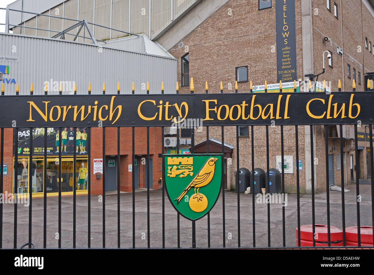 Norwich City Football Club grounds Stock Photo Alamy