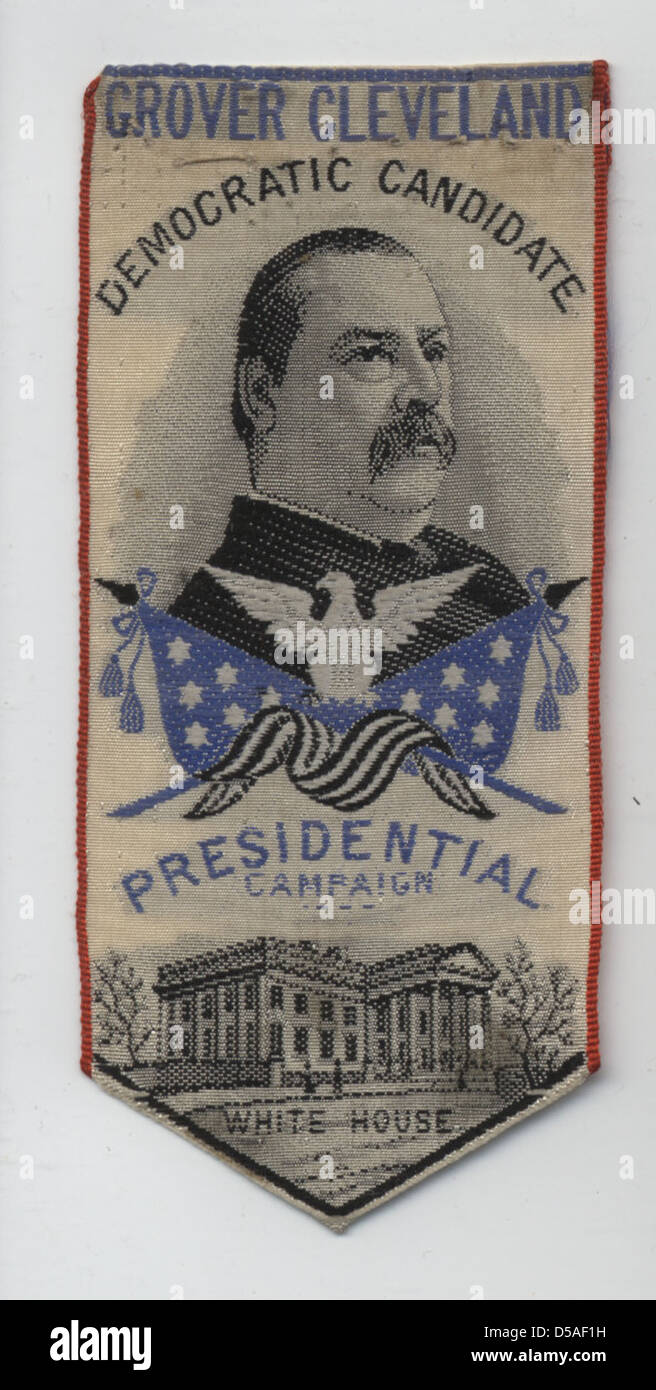 Grover cleveland ribbon hi-res stock photography and images - Alamy