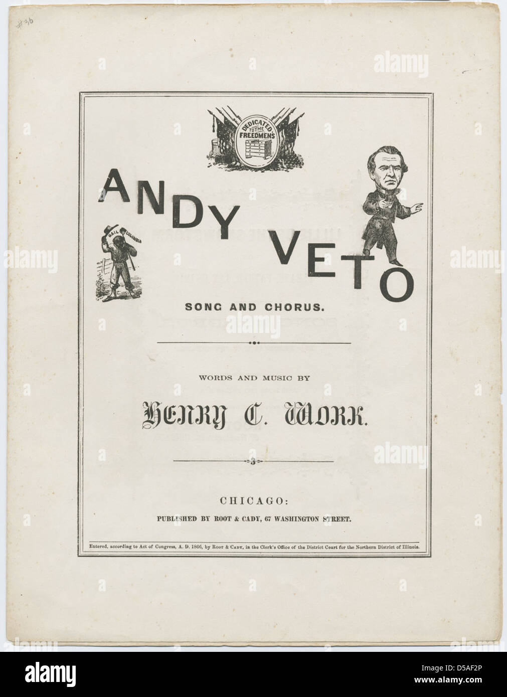 A collection of political cartoons and advertisements from the Civil ...