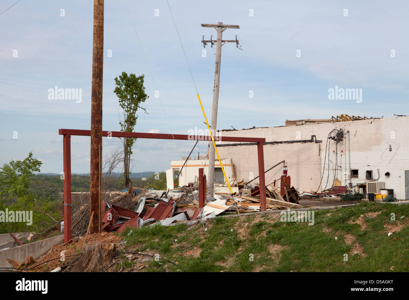 Branson Missouri destructive Tornado aftermath, USA Stock Photo Alamy