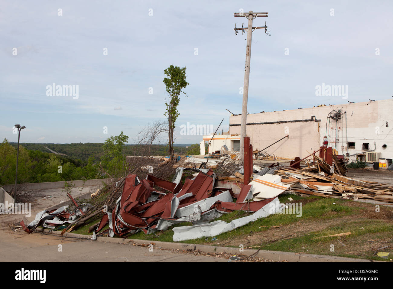 Branson Missouri destructive Tornado aftermath, USA Stock Photo Alamy