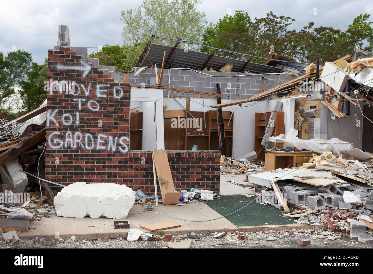 Branson Missouri destructive Tornado aftermath, USA Stock Photo Alamy