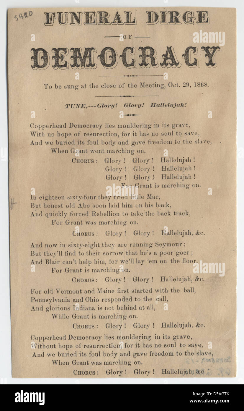 Funeral Dirge of Democracy Stock Photo Alamy