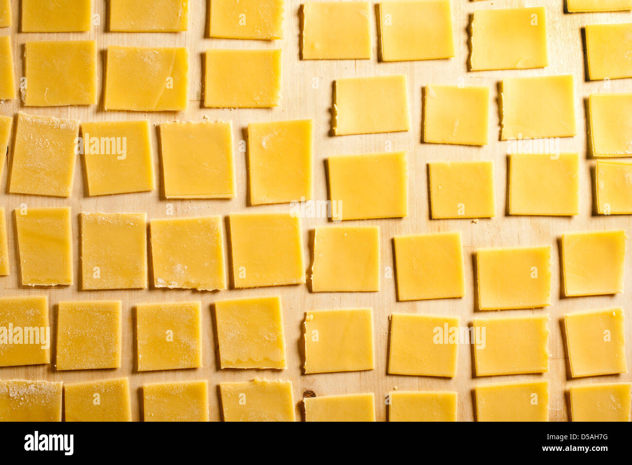 Fresh square noodles used in several cuisines Stock Photo Alamy