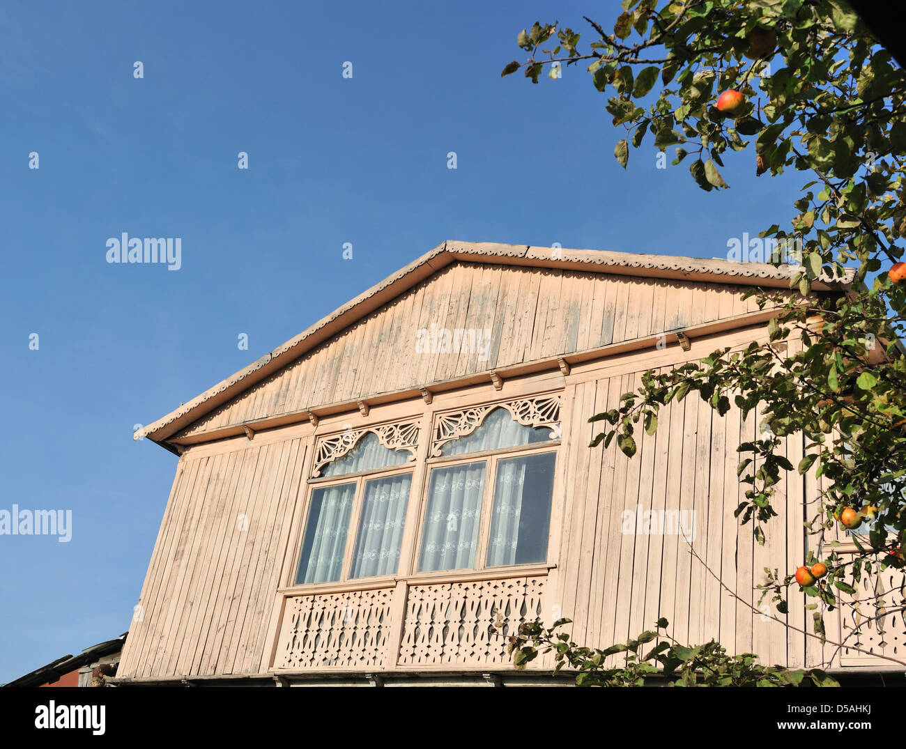 House with an apple tree, Dilijan, Armenia Stock Photo - Alamy