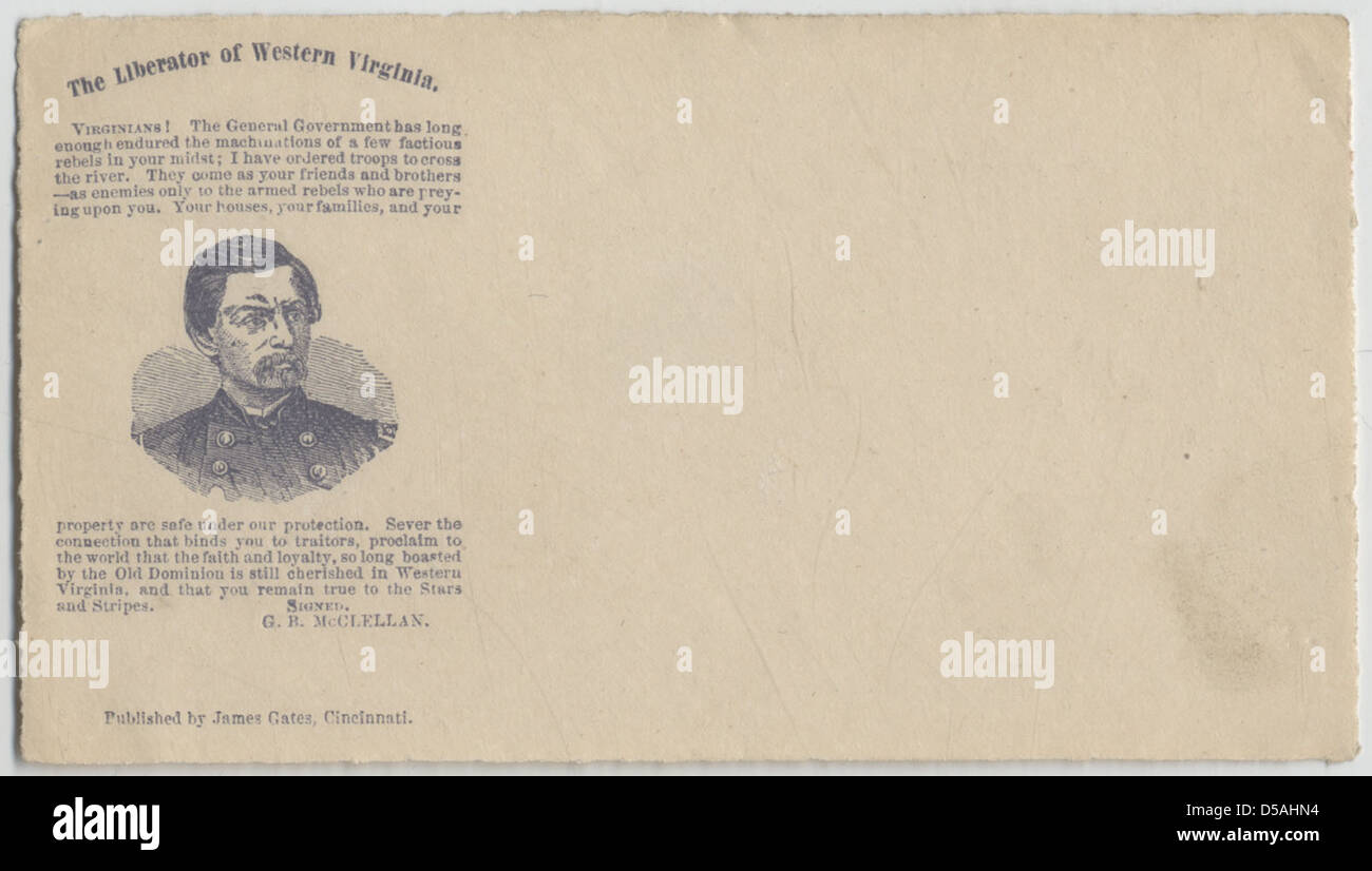 Mcclellangeorgebrinton hi-res stock photography and images - Alamy