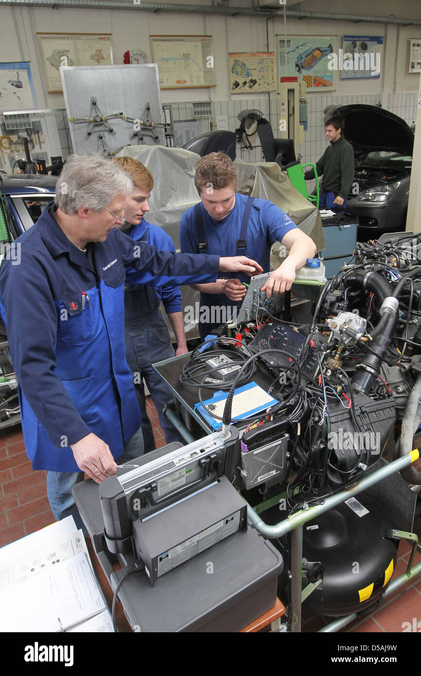 Flensburg, Germany, at the Chamber of Automotive Mechatronics Flensburg